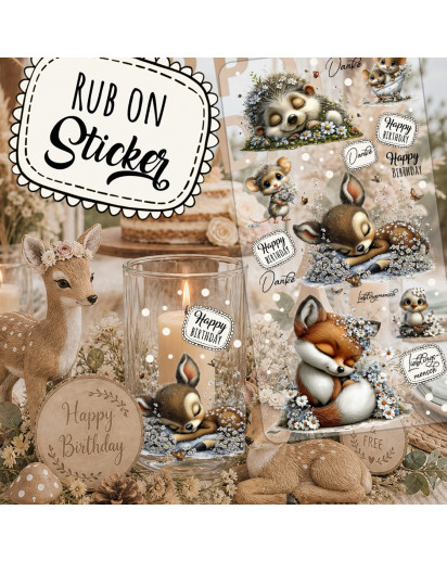 Candle stickers candle tattoo candle tattoos tattoo foil best friend spring gift Easter for candles or ceramics 4 x A6 sheets kst115